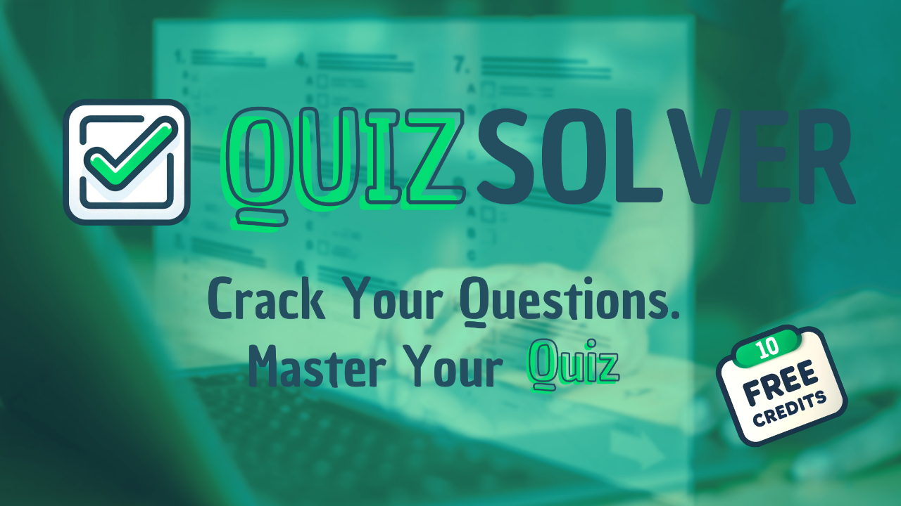 Quizsolver AI – Your AI Homework Solver