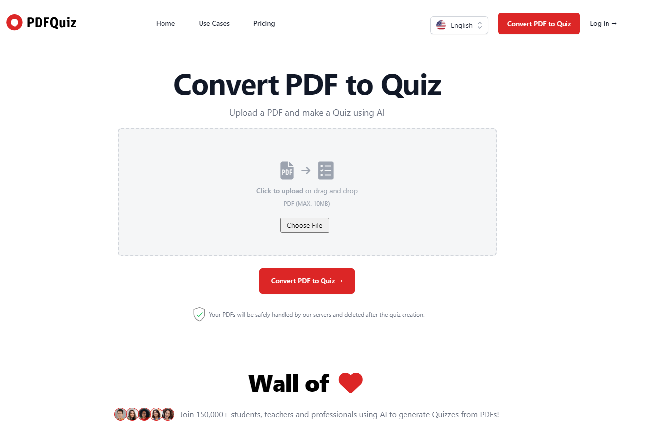 PDFQuiz : #1 Tool to Convert PDF to Quiz