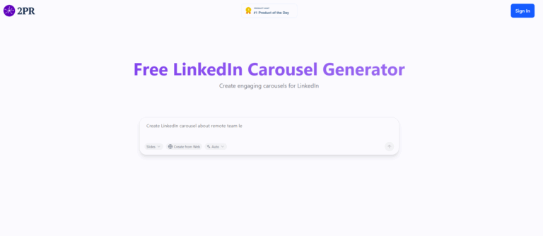 Free LinkedIn Carousel Generator