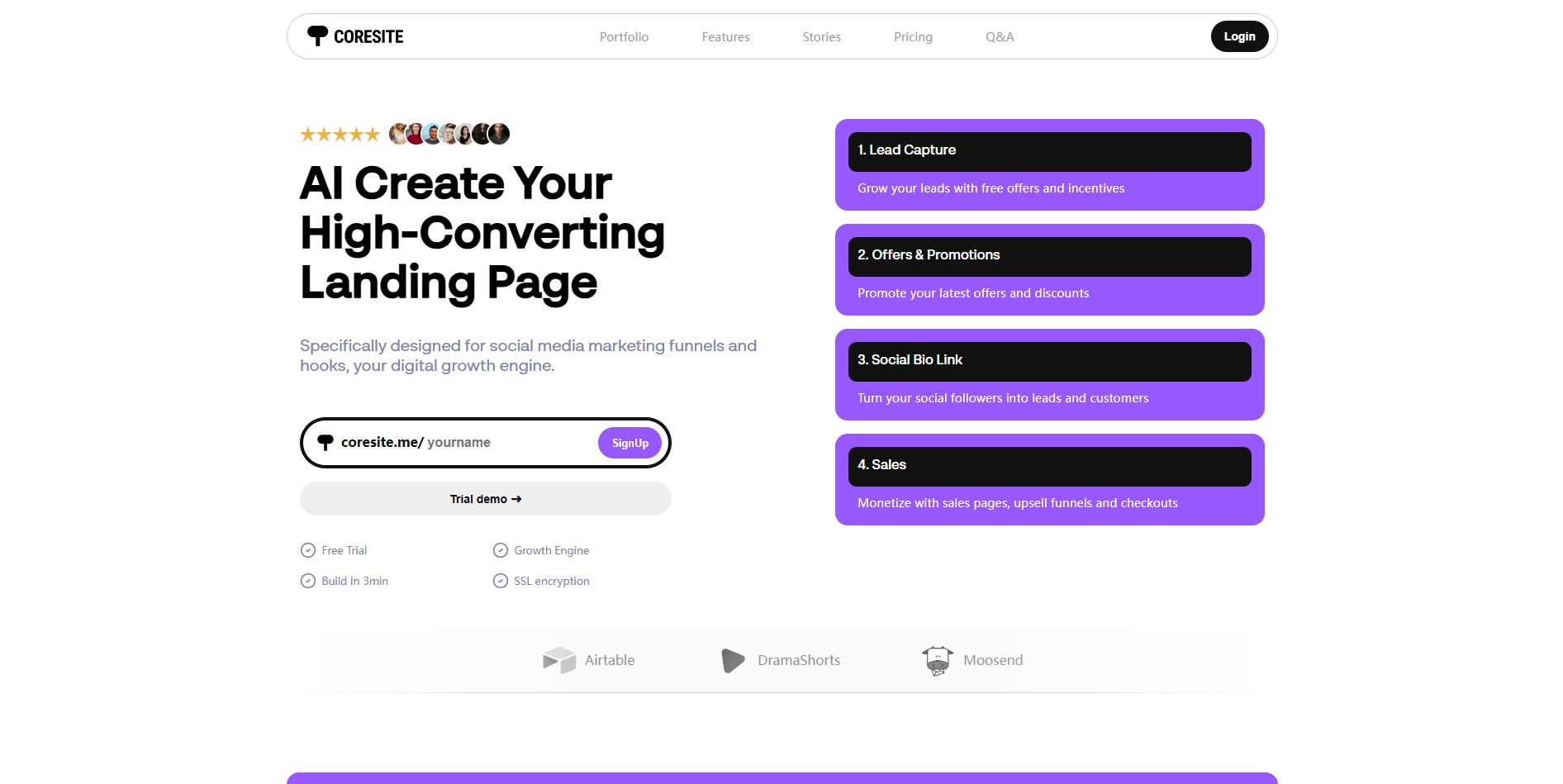 High-Converting Landing Pages Built by AI in Minutes