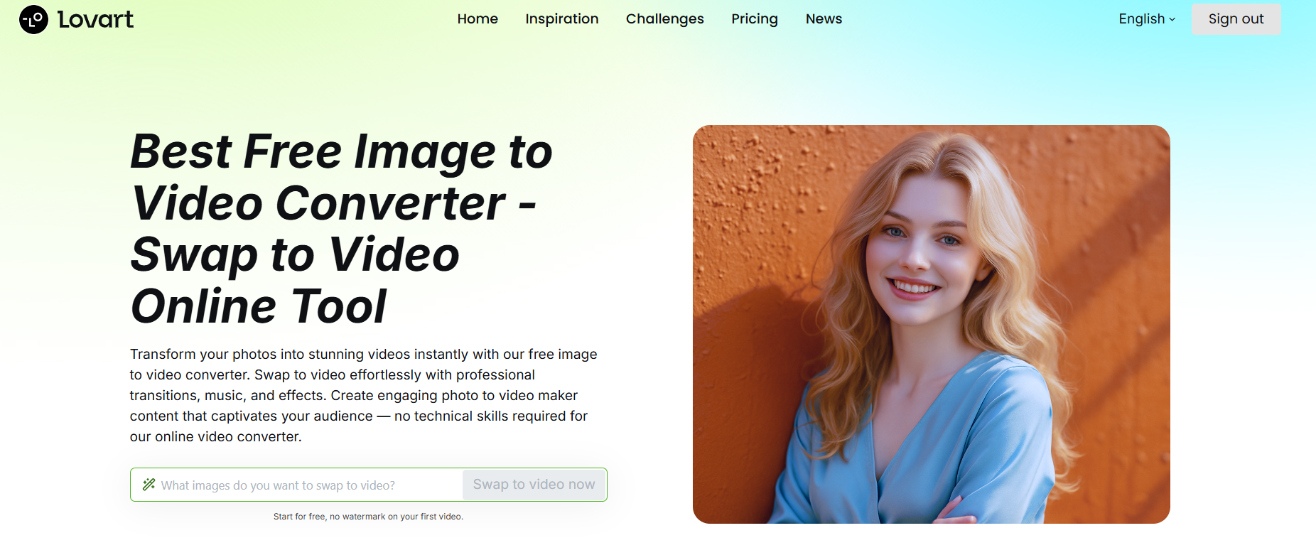 Lovart-Al Image To Video Converter