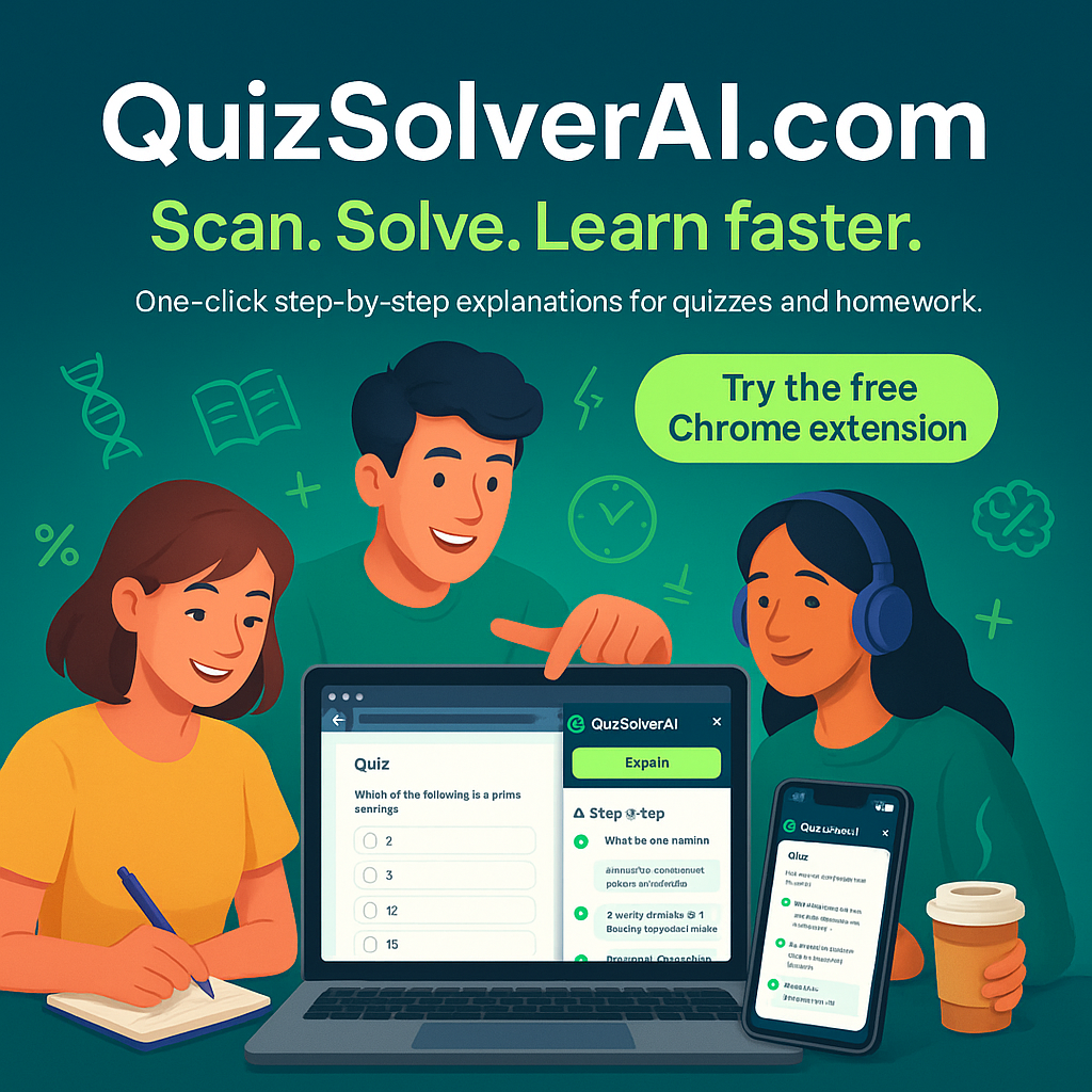 QuizSolverAI.com Review: The Chrome Study Tool That Actually Helps You Learn