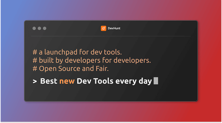 DevHunt: A Platform Where Developers Win