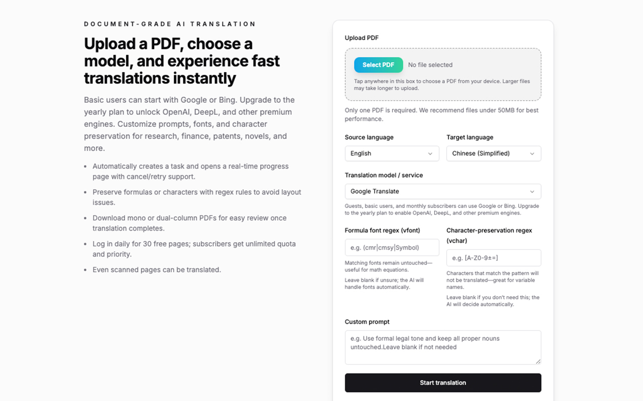 Document Translation Id Example.pdf PDF Translate – Free PDF Translator