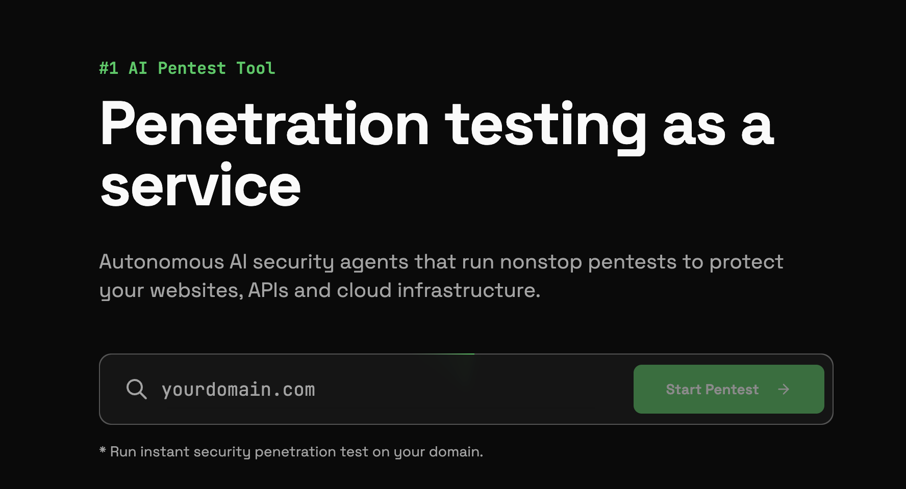 Penetration testing as a service