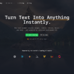 Text to Any – Convert Text to Image, Speech, Video & More
