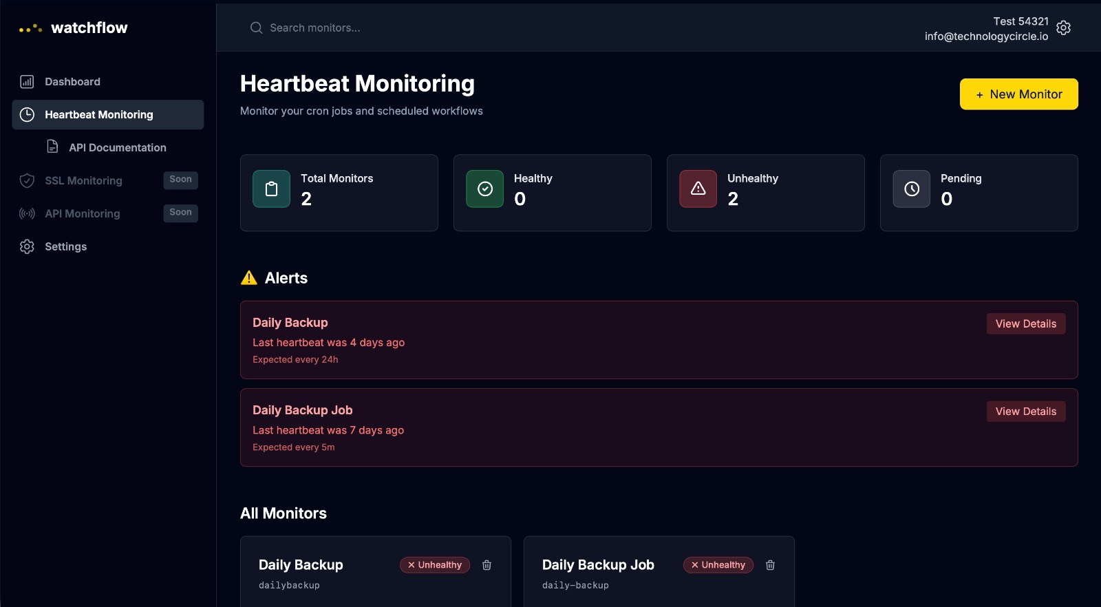 Cacheflow Monitor watchflow - Complete Infrastructure Monitoring