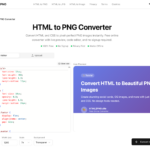HTML to PNG Converter