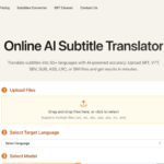 AI Subtitle Translator - Translate Subtitles Online