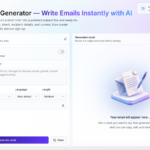 AI Email Generator-Write polished emails instantly with AI.