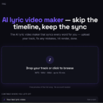 AI Lyric Video Maker