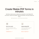 Create Fillable PDFs
